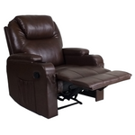 Matt Recliner - Brown / Black / Custom Colour