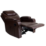 Matt Manual Recliner - Brown