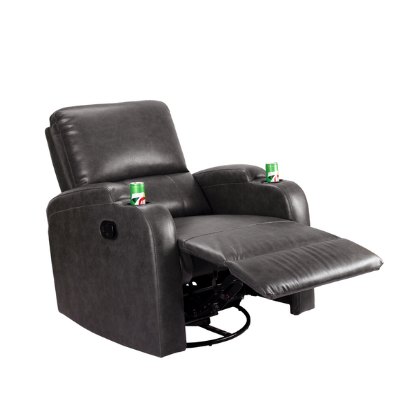 Star Manual Recliner Rock N Revolve - Grey