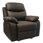 Leo Manual Recliner - Brown