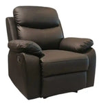 Leo Manual Recliner - Brown