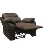 Leo Manual Recliner - Brown