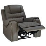 David Three Motor Electric Recliner - Grey