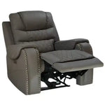 David Three Motor Electric Recliner - Grey