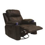 Mattew Manual Recliner -Rock & Revolve - Black