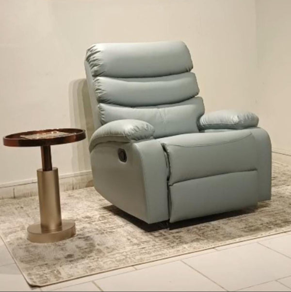 SIgnature Manual Recliner -Rock & Revolve - Blue