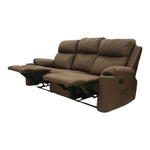 Mathew | Three Seater | Manual Recliner | SD Brown