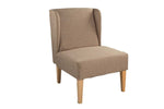 Samantha Wingback Chair Camel Brown - interiorinsight.pk