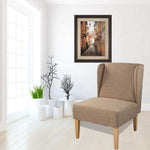 Samantha Wingback Chair Camel Brown - interiorinsight.pk