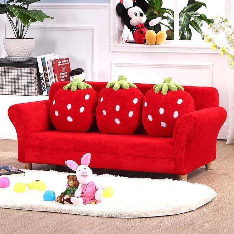 Red Strawberry Sofa - 3 Seater