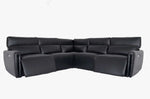 WYATT L Shape Power Recliner Sofa Black - interiorinsight.pk