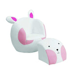 Rabbit Kids Sofa with Ottoman