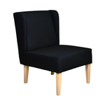 Alex Wingback Chair Black - interiorinsight.pk