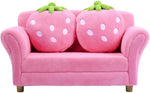 Pink Strawberry Sofa - 2 Seater