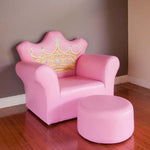 Princess Crown Sofa with Ottoman