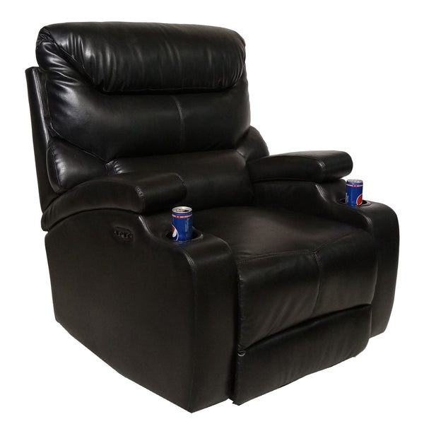 Dual Motor God Father Power Recliner Black