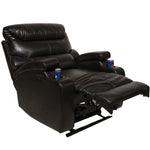 Dual Motor God Father Power Recliner Black