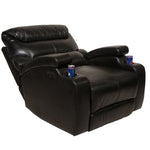 Dual Motor God Father Power Recliner Black