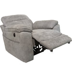 Harry Electric Recliner Sofa - Grey