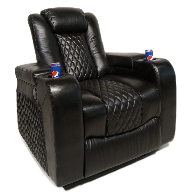 Peter Power Recliner-Black