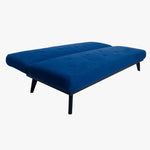 Stella 3 Seat Sofa Bed Blue
