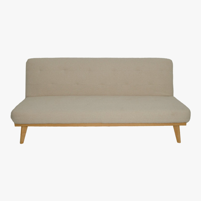 Zoey 3 Seat Sofa Bed Creamy White