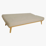 Zoey 3 Seat Sofa Bed Creamy White