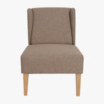 Samantha Wingback Chair Camel Brown