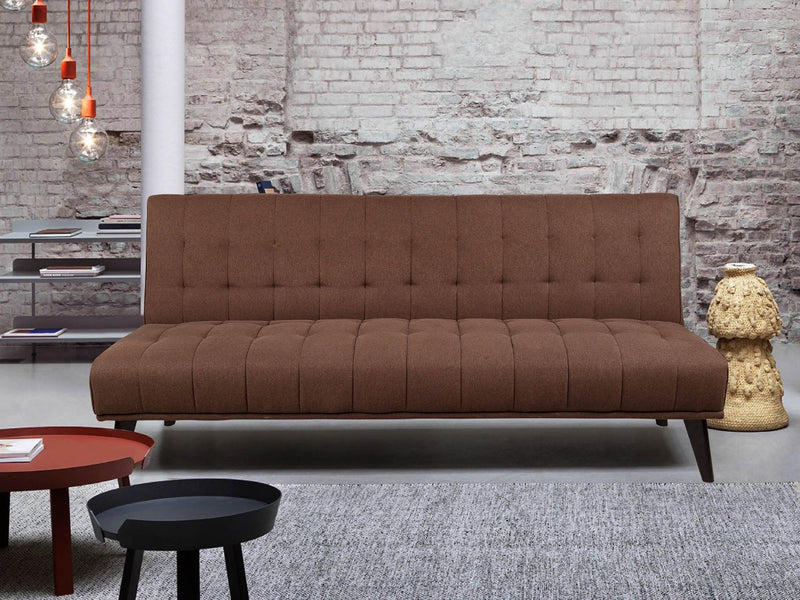 Olivia 3 Seat Sofa Bed Brown - interiorinsight.pk