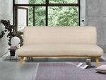 Zoey 3 Seat Sofa Bed Creamy White - interiorinsight.pk