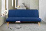 Stella 3 Seat Sofa Bed Blue - interiorinsight.pk