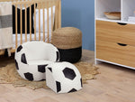Soccer Ball Sofa with Ottoman
