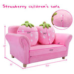 Pink Strawberry Sofa - 2 Seater