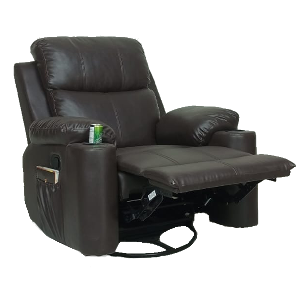 Mattew Manual Recliner -Rock & Revolve - Brown – interiorinsight.pk