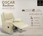 Marcelo Recliner Sofa - White