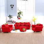 Red Strawberry Sofa - 3 Seater